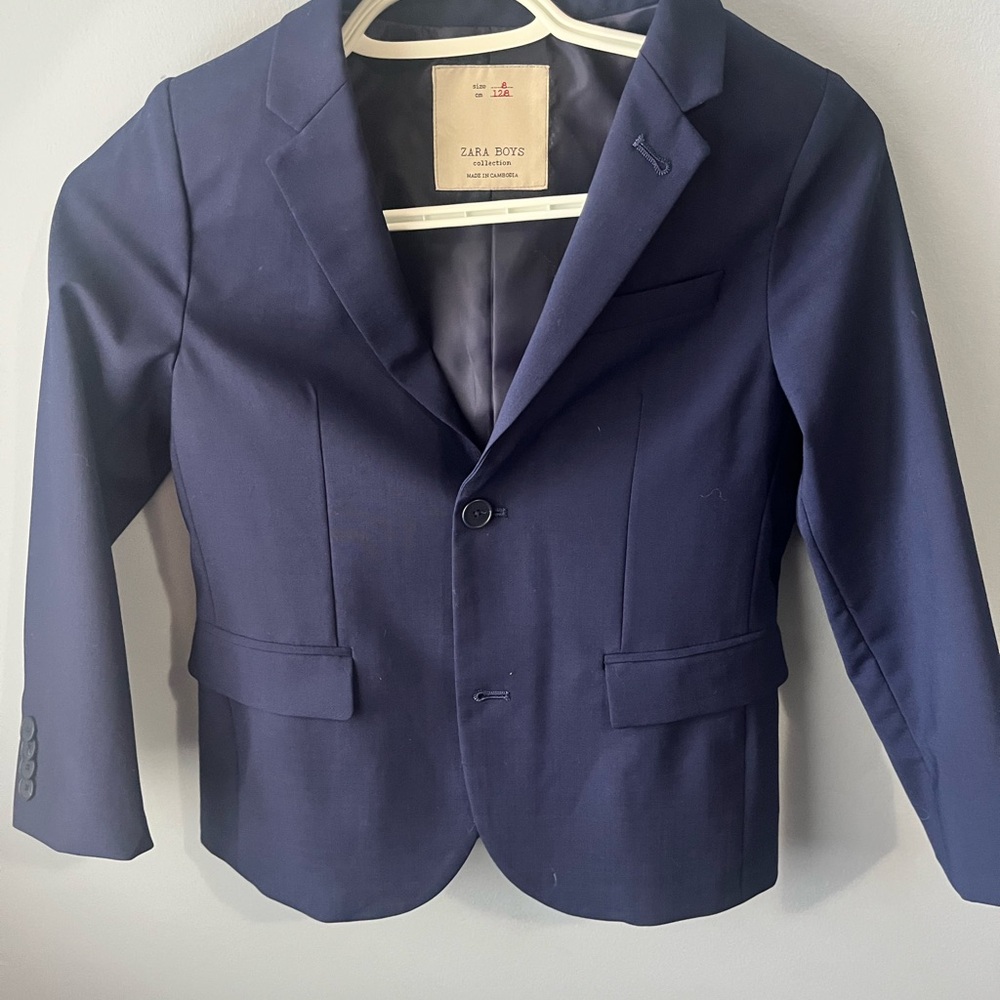 Zara Boys Deep Blue Suit